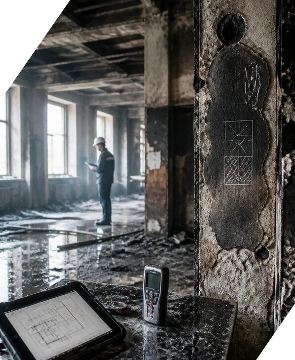Обследование зданий после пожара в Уфе от 15413 р. | ЭкспертизаРоссия