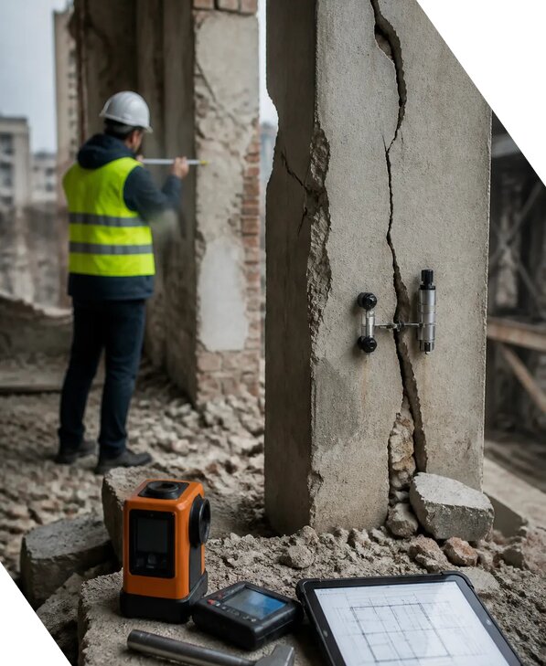 Обследование зданий и сооружений после аварии в Уфе